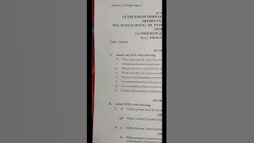 Python important paper Degree Bsc sem-3aknu paper #previous#question #questionpaper exam#preparation