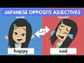 Learn Japanese Opposite Adjectives with Fun Animations