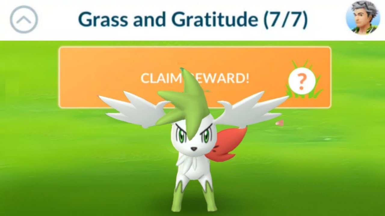 Grass and Gratitude - Catching Shaymin in Pokemon Go