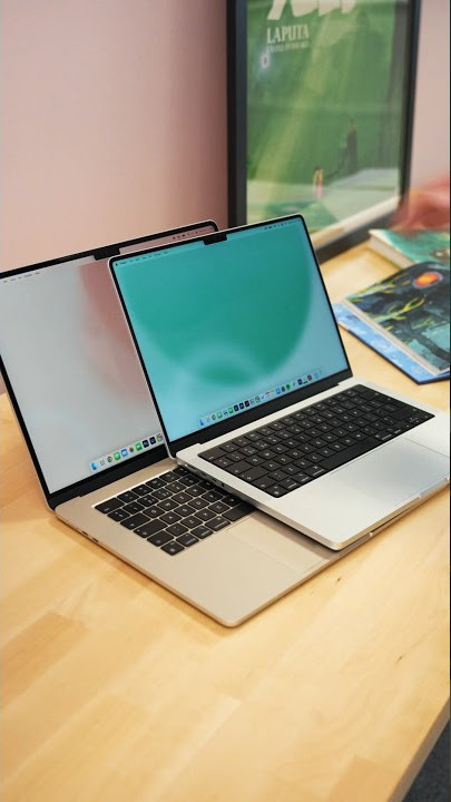 MacBook Air 15 vs MacBook Pro 14 A Size Comparison! 👨‍💻