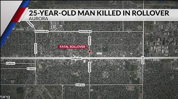 1 dead in single-vehicle rollover crash in Aurora; alcohol, speed suspected factors