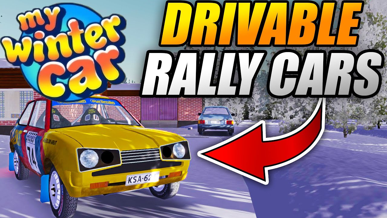 HOW TO DRIVE RALLY CARS in MY WINTER CAR