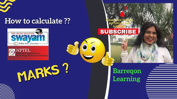 How to Calculate SWAYAM NPTEL Marks ? @swayam-nptelofficeiitkhara474