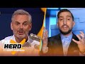 Eagles should trade Wentz to Colts, talks LeBron vs Kyrie & moves on Harden — Nick Wright | THE HERD