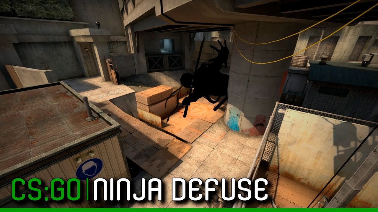 CS:GO - COMO FAZER UM NINJA DEFUSE