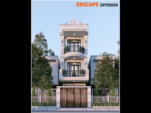 Enscape - Hướng Dẫn Render Phối Cảnh Ngoại Thất - Enscape NguyenHuuDieu | HDcons Chanel