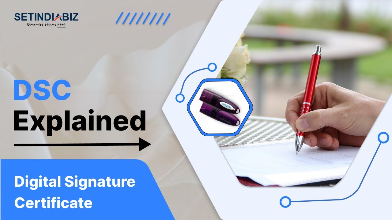 Digital Signature Certificate (DSC) – Meaning under IT Act - YouTube
