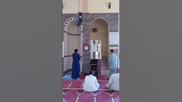 لحظه صعودي إلي المنبر لأول مره🥹❤️ #القارئ_خالد_فؤاد_عوض