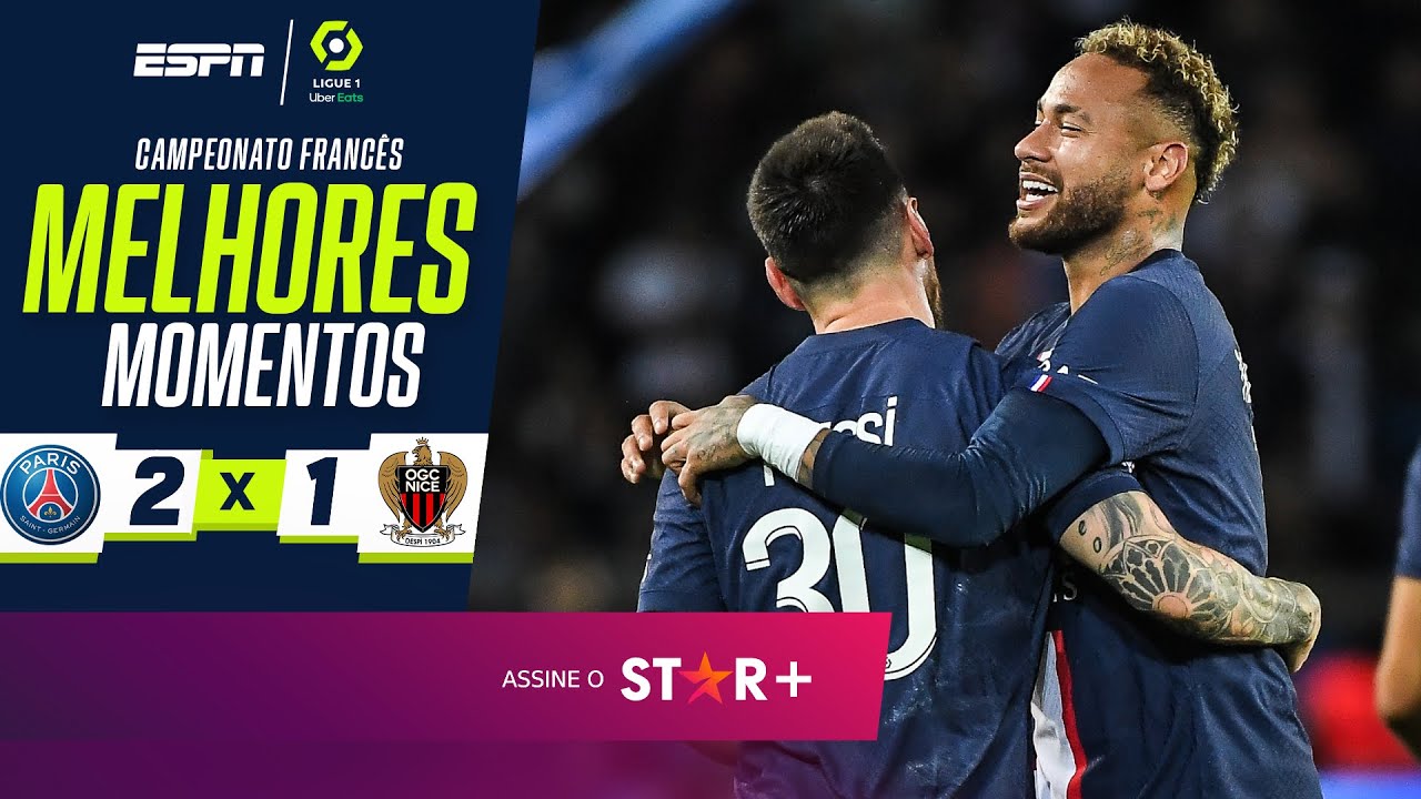 MESSI FAZ GOLAÇO, MBAPPÉ DECIDE, E PSG VENCE O NICE NO CAMPEONATO FRANCÊS | Melhores Momentos