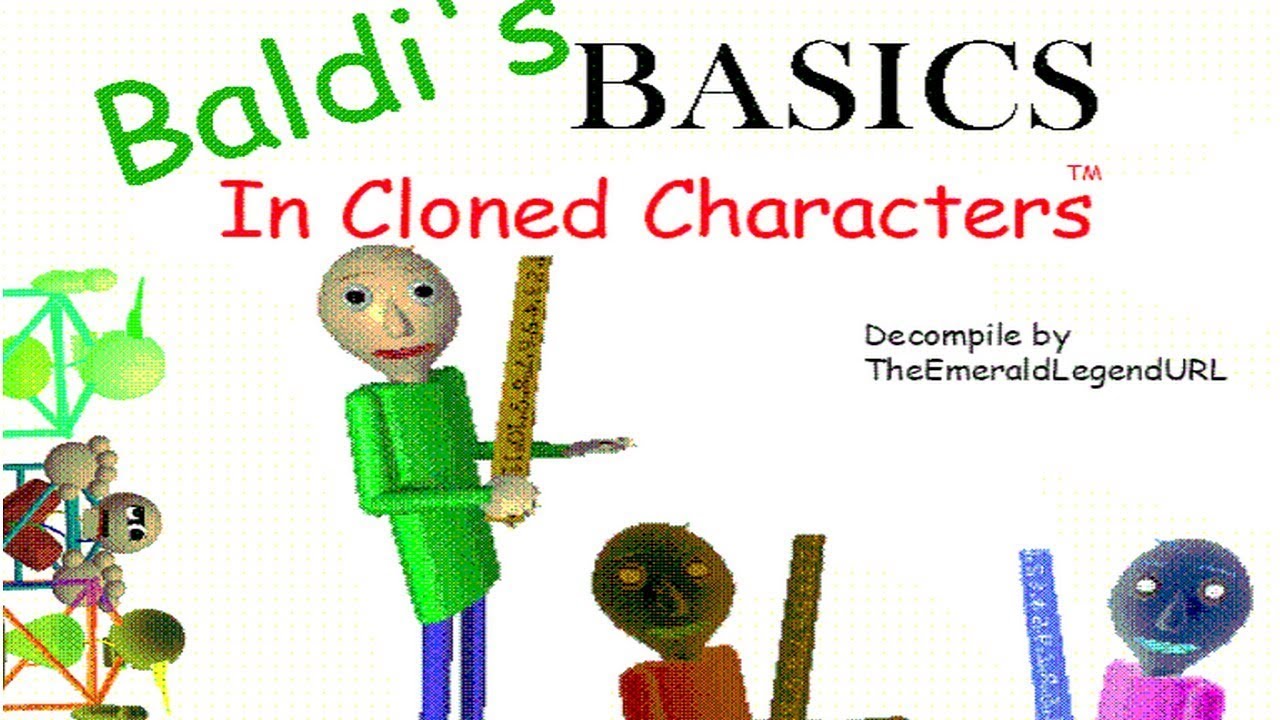 Baldi basics characters. Baldi Basics 1.4.1 New Edition. Baldi's Basics Education and Learning all characters. Baldis Basics all characters.