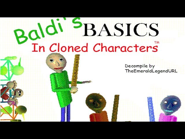 Baldi's Basics In Cloned Characters V1.2 Update [Baldi's Basics] [Mods]