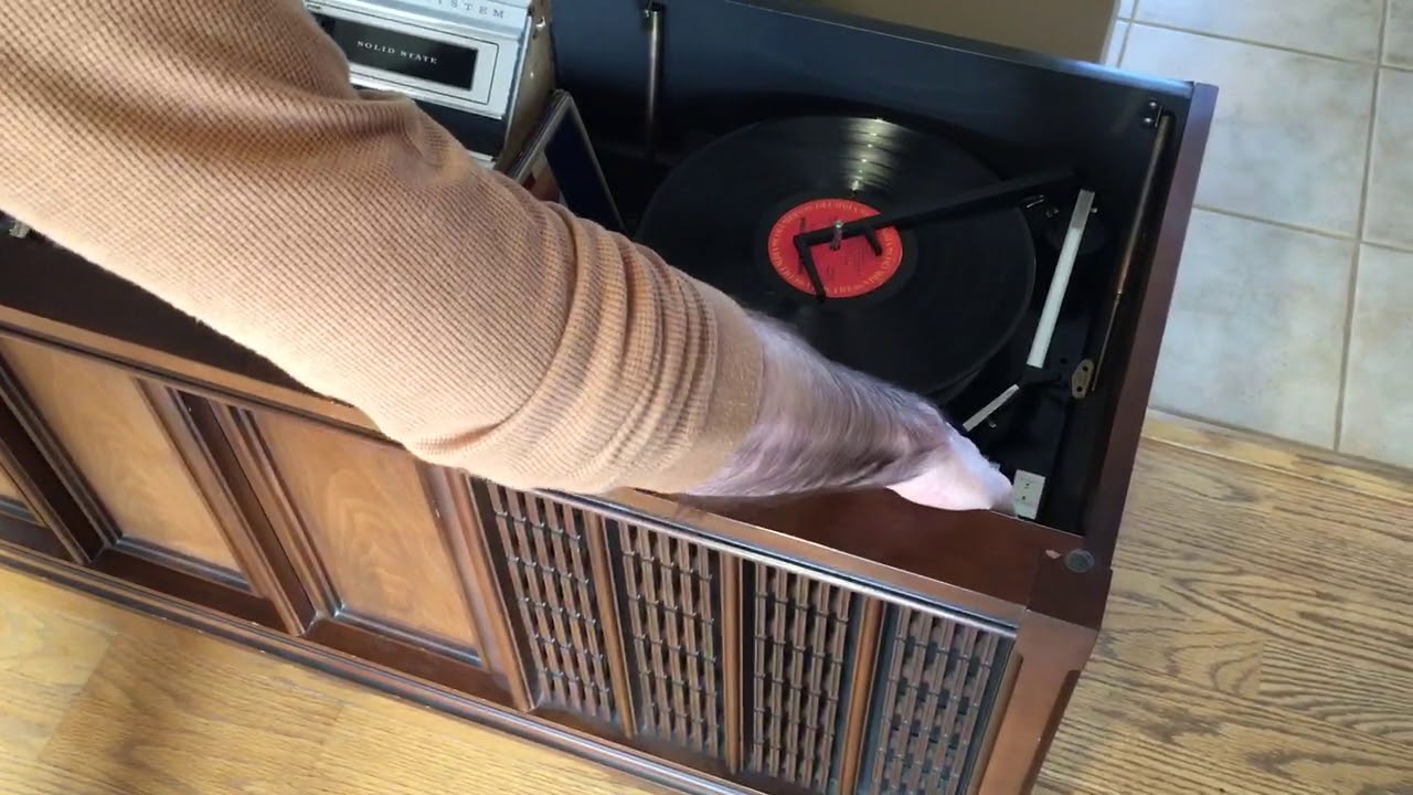 1968 Philips Console Hi Fi Stereo Restoration Youtube