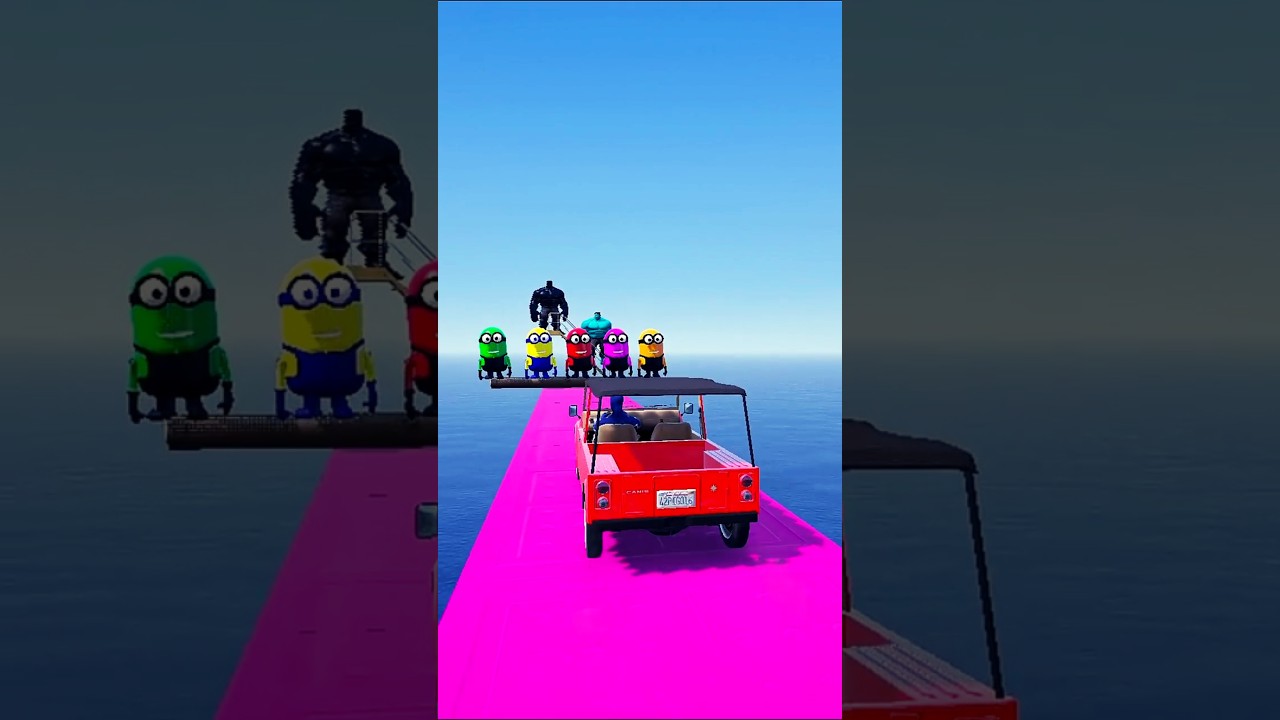 Gta 5 | Epic Ragdolls : Spiderman vs Minion New Years Eps. 35