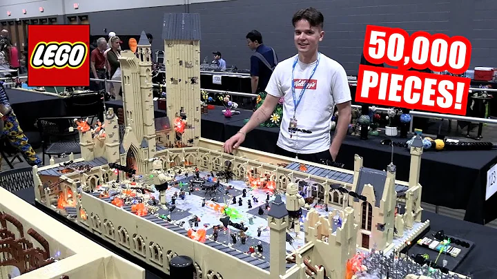 Huge LEGO Harry Potter Hogwarts Battle & Great Hall with 50,000 Pieces