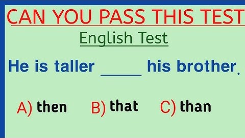 🌟 English Grammar Test:Only 1% Can Pass This Challenge! 🌟