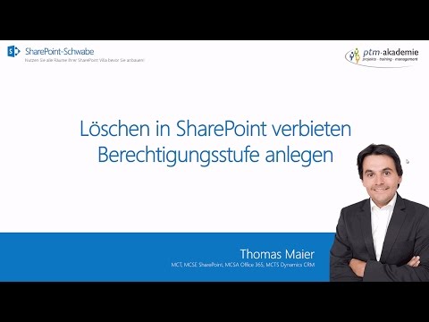 Löschen in SharePoint verbieten - eigene Berechtigungsstufe anlegen