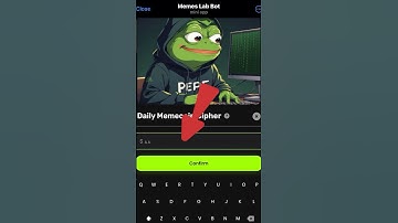 Memes lab 24 October Daily Cipher Code memecoin