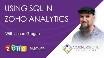 Using SQL in Zoho Analytics