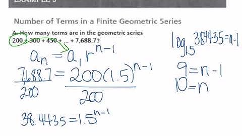6.7 Geometric Sequences and Series