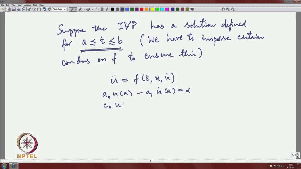 Mod-07  Lec-39 General Second Order Equations