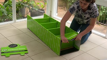 Snap Lock - Cardboard Display Shelves
