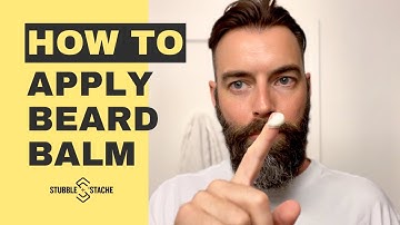 How to apply beard balm