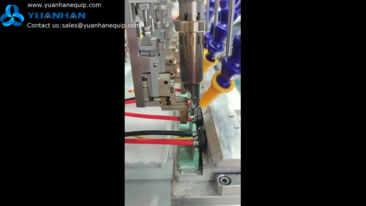 Fully Automatic Wire Cutting and Soldering Machine YH-HXT2 - Yuanhan