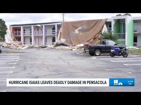 Hurricane Isaias leaves widespread damage in Pensacola