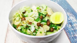 Vegan Chickpea Salad Recipe for Weight Loss | Low Carb High Protein Lunch Idea for Weight Loss