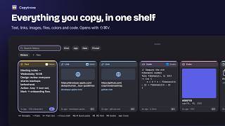 Copytrove: Mac clipboard manager with Paste Stack and search