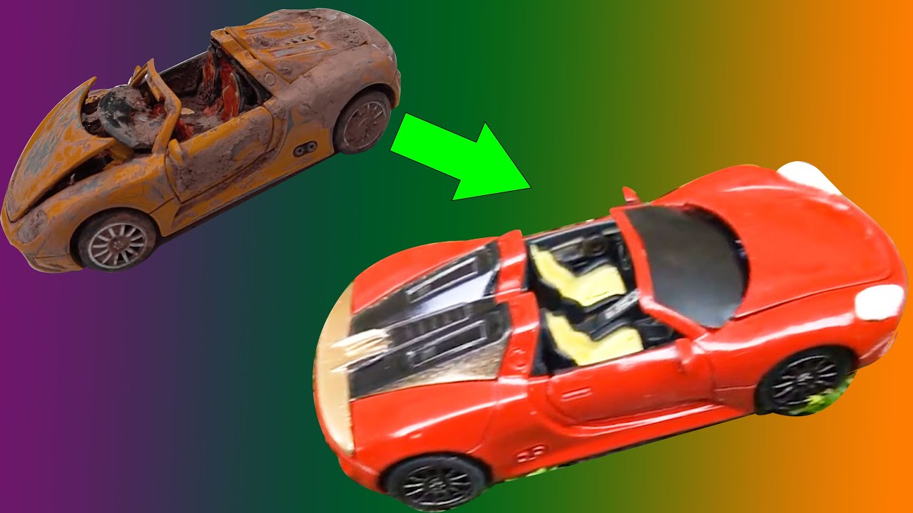 Restoration Model Porsche Car Old SuperCar Porsche 918 Model Car