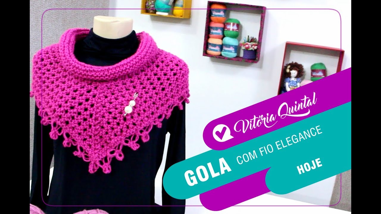 Aprenda a fazer uma Gola com Vitória Quintal