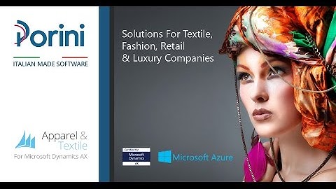 Porini - Apparel & Textile for Microsoft Dynamics AX (ENG)