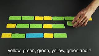 color patterns for kids - easy - newmero