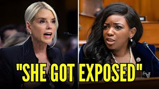 Pam Bondi WENT CRAZY After Jasmine Crockett's Savage Clapback!