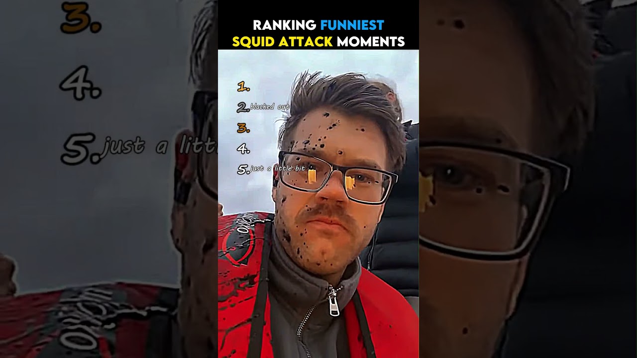 Рейтинг самых смешных моментов нападения кальмаров