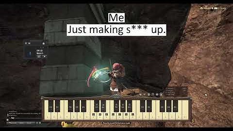 Trying out my MIDI Keyboard on FFXIV Bard