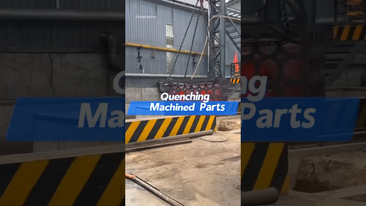 Quenching Machined Parts. 