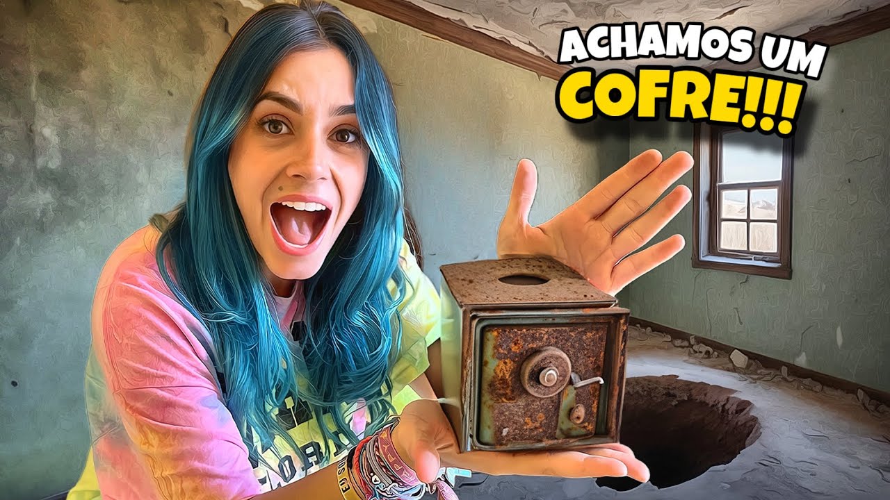 ACHEI UM COFRE SECRETO NA PAREDE DA MINHA CASA ABANDONADA!! *DIA 5*
