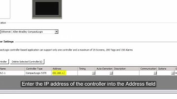 PanelView 800 Graphic Terminal - Connectivity to CompactLogix Controller: How to Configure (R10)