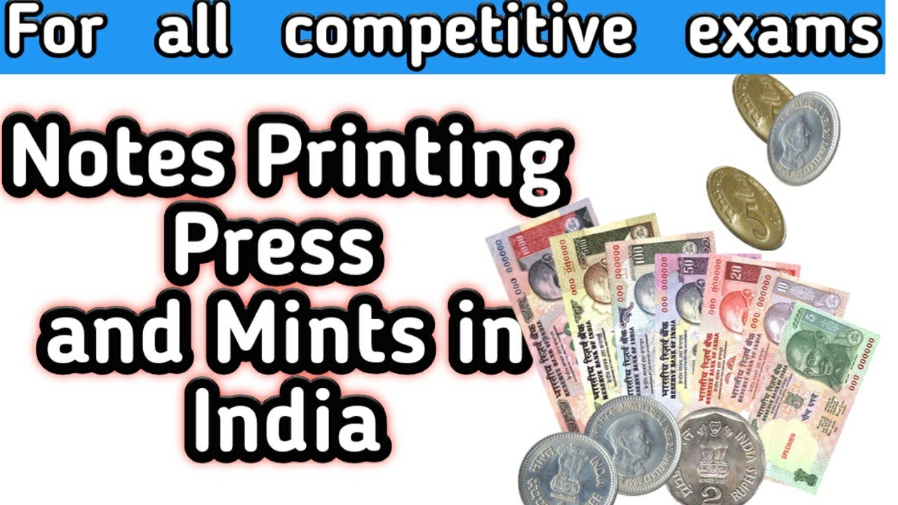 TRICK Notes Printing Press and Mints in India YouTube