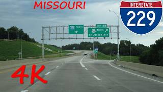⁴ᴷ Interstate 229 (St. Joseph, MO) northbound [4K VIDEO]