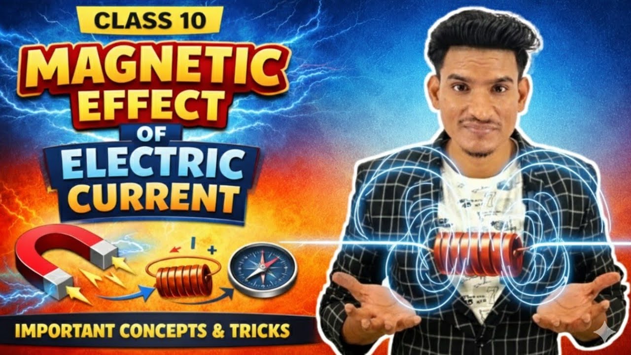 Magnetic Effect of Electric Current | Class 10 Physics | Important Concept, Tricks | Board Exam 2026