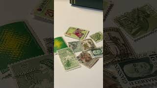 🍀 Green Stamps Day 1 - Easter Lily - 1953 Bermuda 🇧🇲 #philately #stamps #stpatricksday