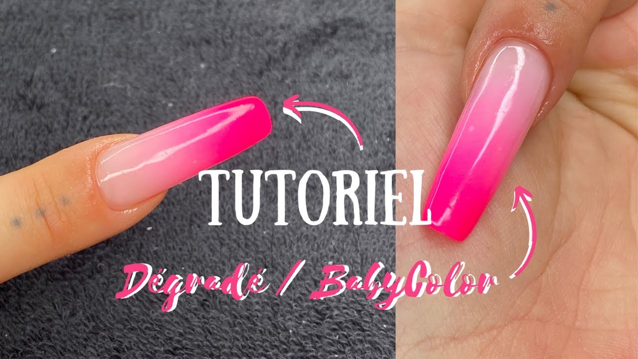 Tuto Ongles Realiser Un Degrade Babycolor Youtube