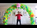 Balloon arch/ Garden theme