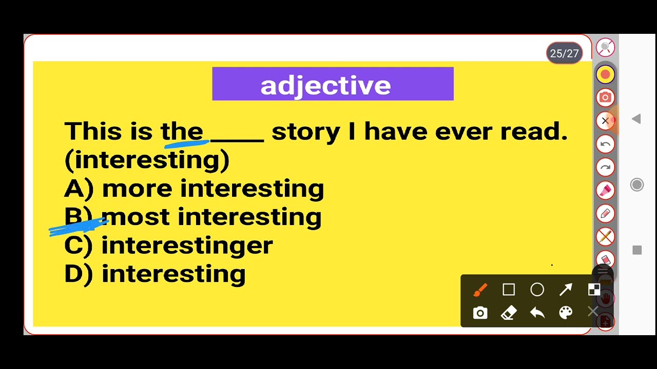 Adjective Degree (Positive, Comparative, Superlative) आसान तरीके से 💯