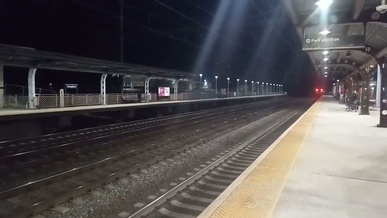 Four Evening High Speed Amtrak Trains & The New Alstom Avelia Liberty (Acela 21) at Hamilton, NJ