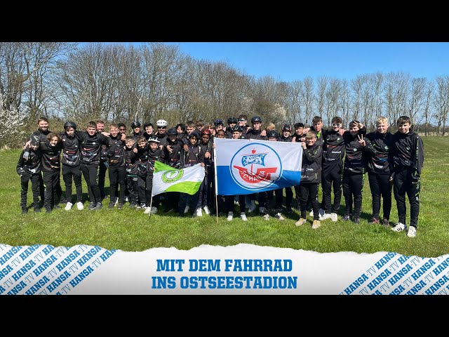 🚲Mit dem Fahrrad von Dänemark ins Ostseestadion | Wir sind Hansa🔵⚪❤