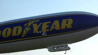 'good year zeppelin leaving grimbergen airport(B)